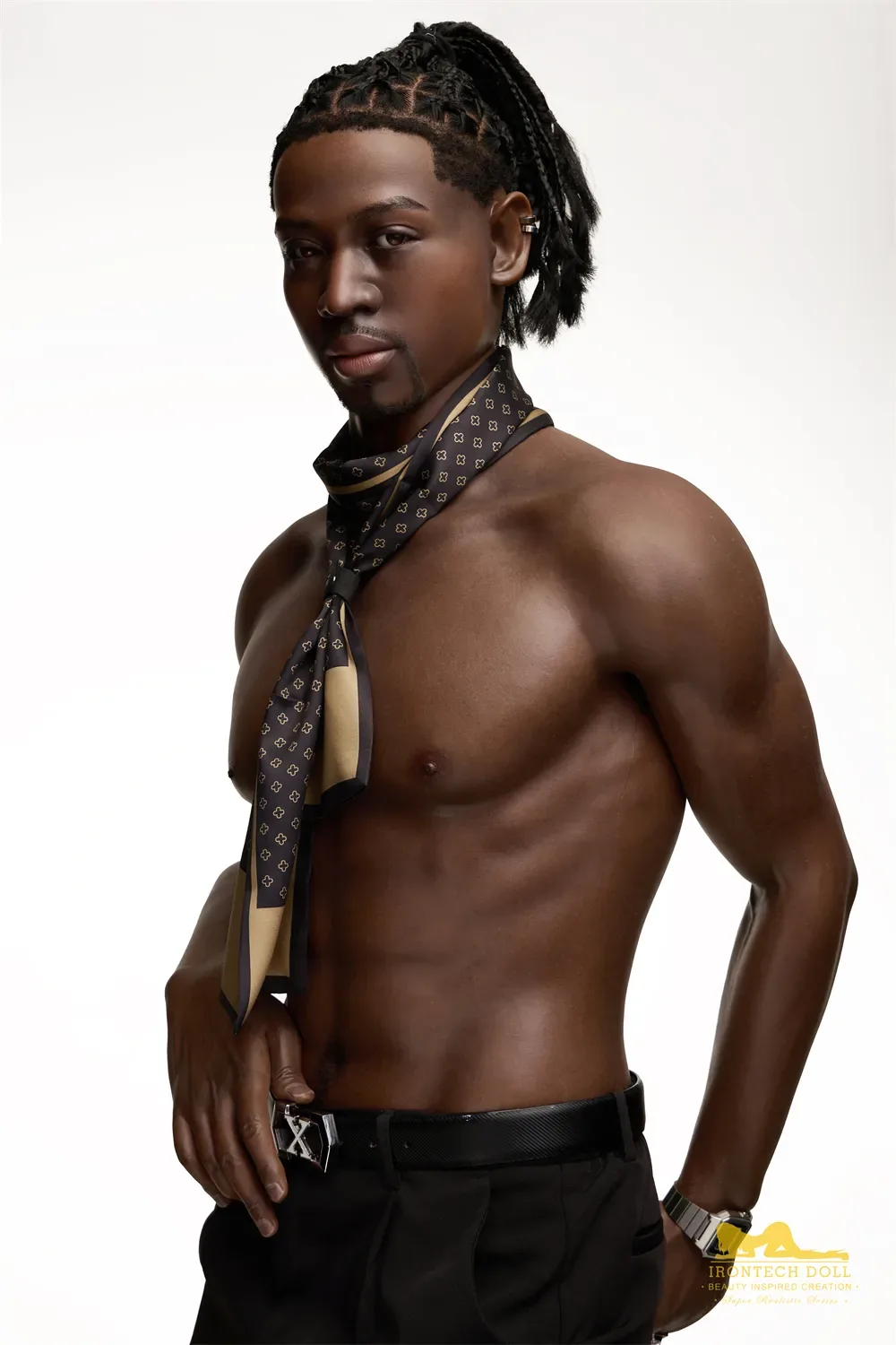 5FT8/176CM SILICONE MALE SEX DOLL M8 - JAMES BLACK view 7