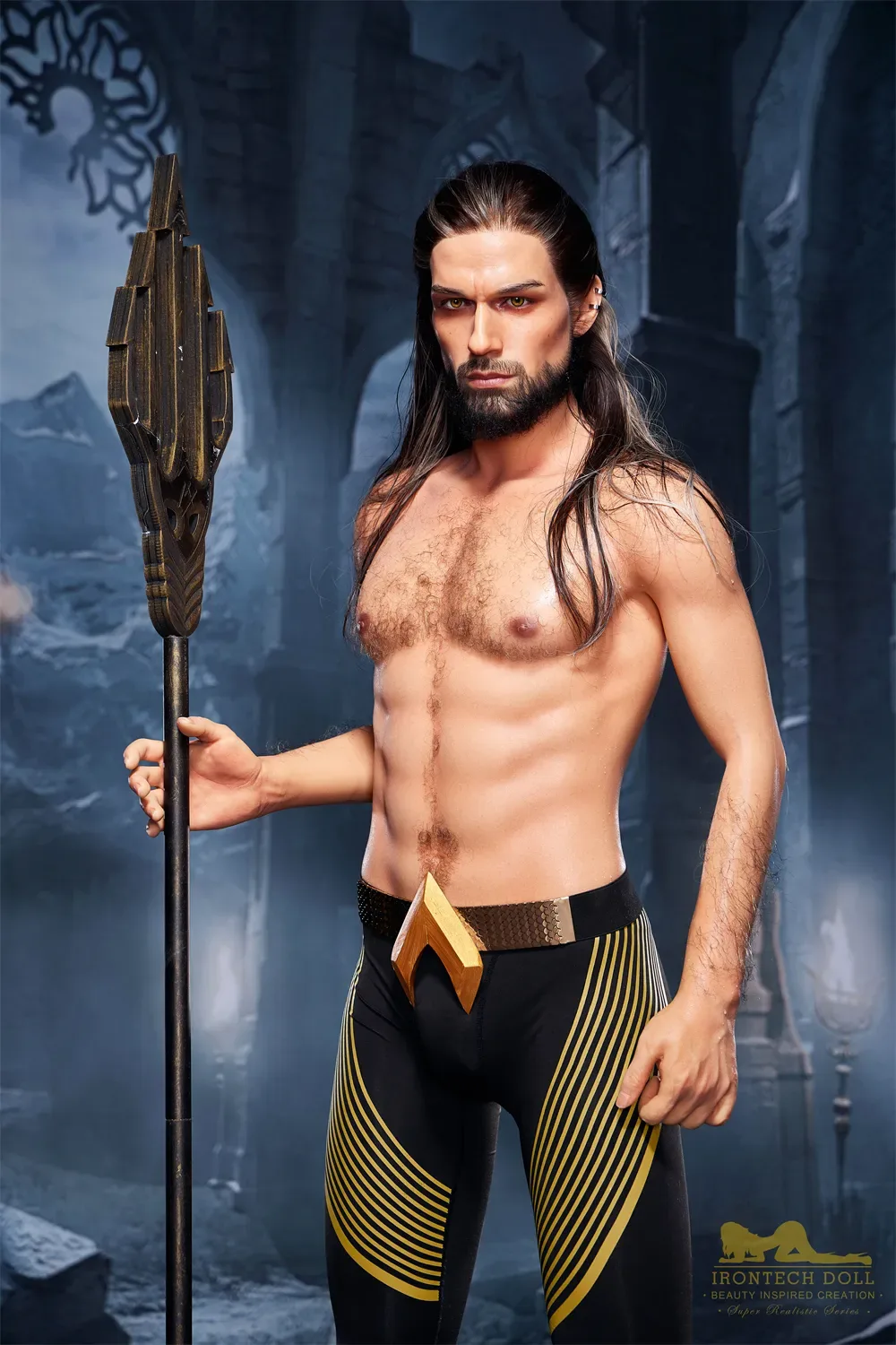 5FT6/170CM SILICONE MALE SEX DOLL M5 - THOMAS TANNED