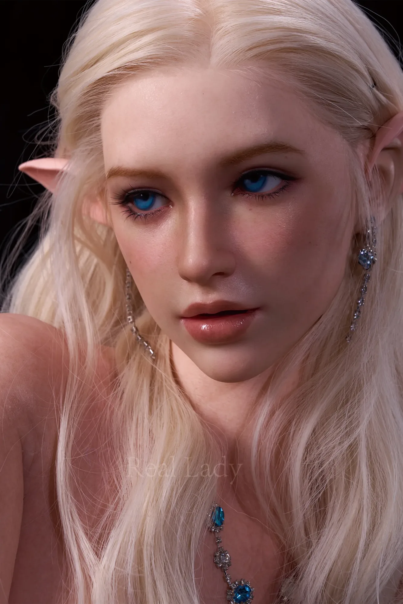 5FT2/159CM G CUP SILICONE BLUE EYES SEX DOLL ROS MAX R8 - LENA view 4