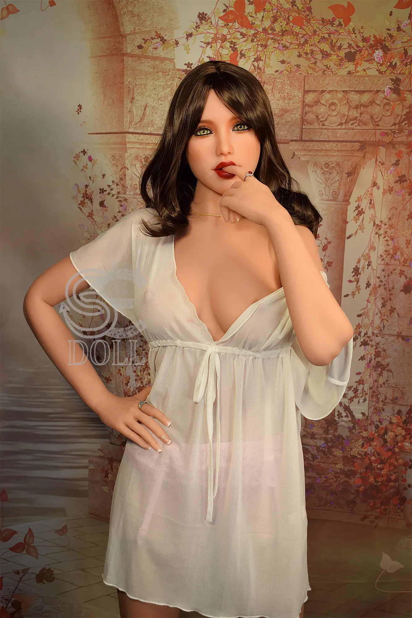 5FT34/163CM E CUP TPE SKINNY SEX DOLL – KITTY view 7