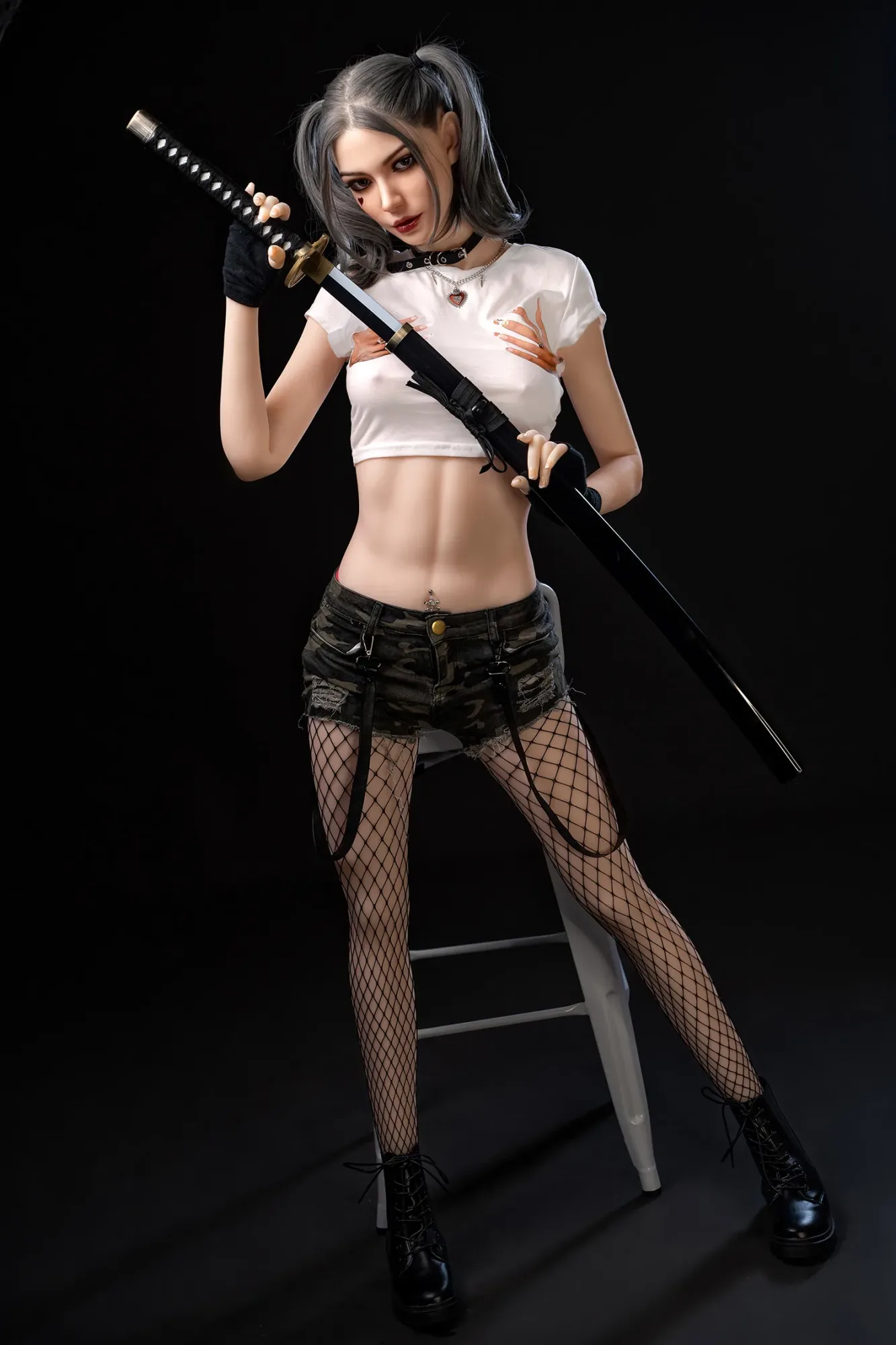 5FT7/173CM C CUP SILICONE HEAD&TPE BODY HARLEY SEX DOLL M7 - HARLEY view 2
