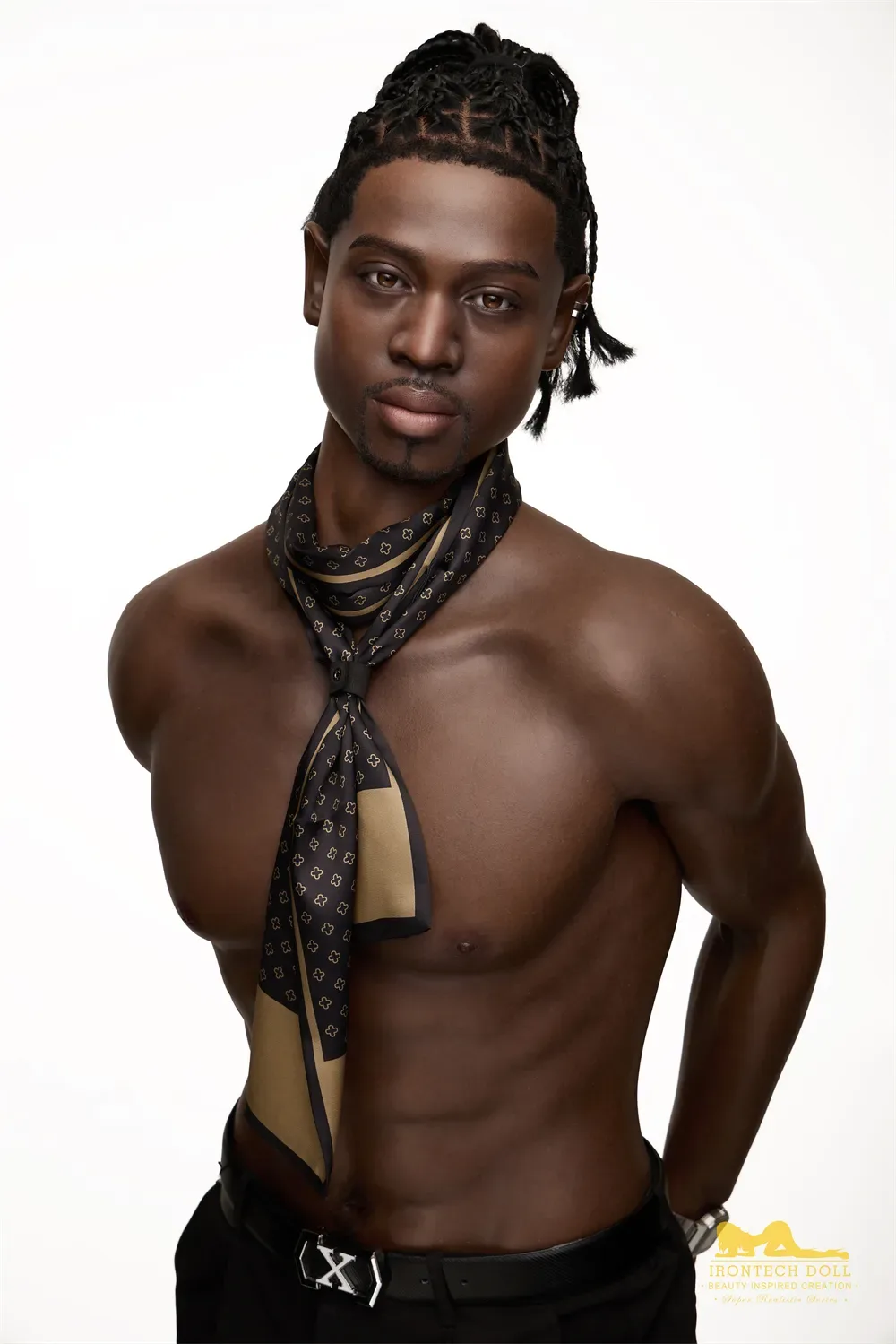 5FT8/176CM SILICONE MALE SEX DOLL M8 - JAMES BLACK view 6
