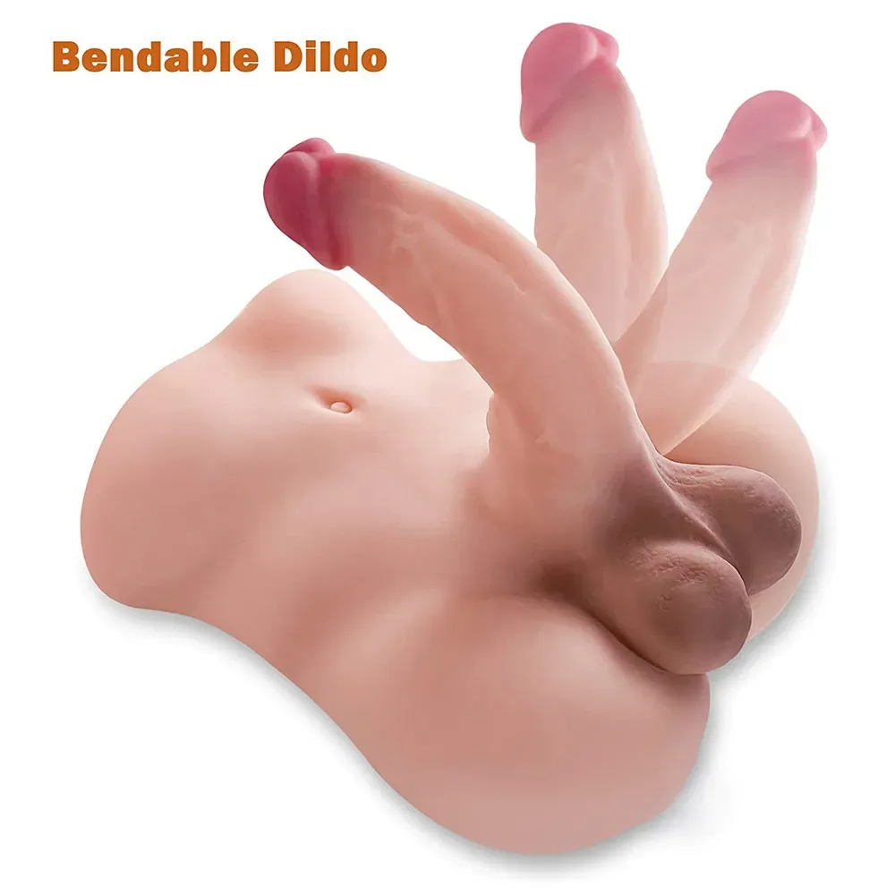 OPTIMUS - 6.4LB MALE TORSO SEX DOLL WITH 7" DILDO view 8