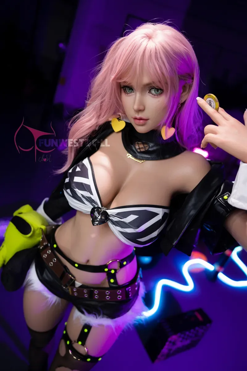 (US STOCK) 5FT2/157CM G CUP SILICONE NICOLE DEMARA SEX DOLL - NATURAL LILY view 4
