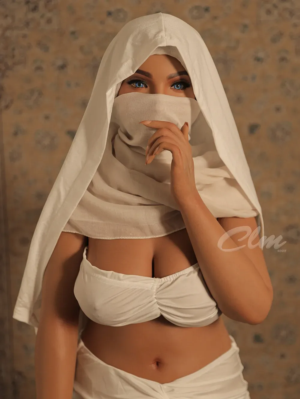 5FT2/159CM B CUP SILICONE MIDDLE EAST SEX DOLL - MOUNA view 5
