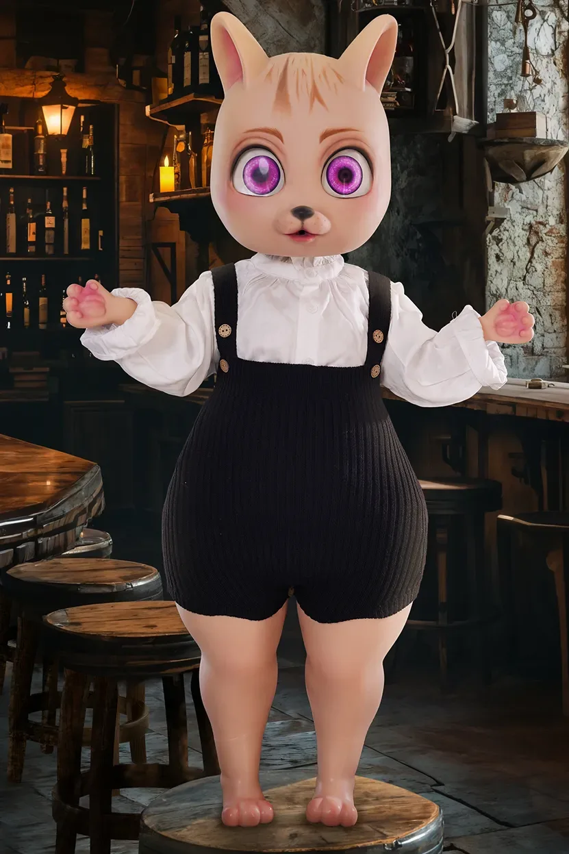 (EU STOCK) SILICONE A CUP BEAR SEX DOLL - BEARRIE