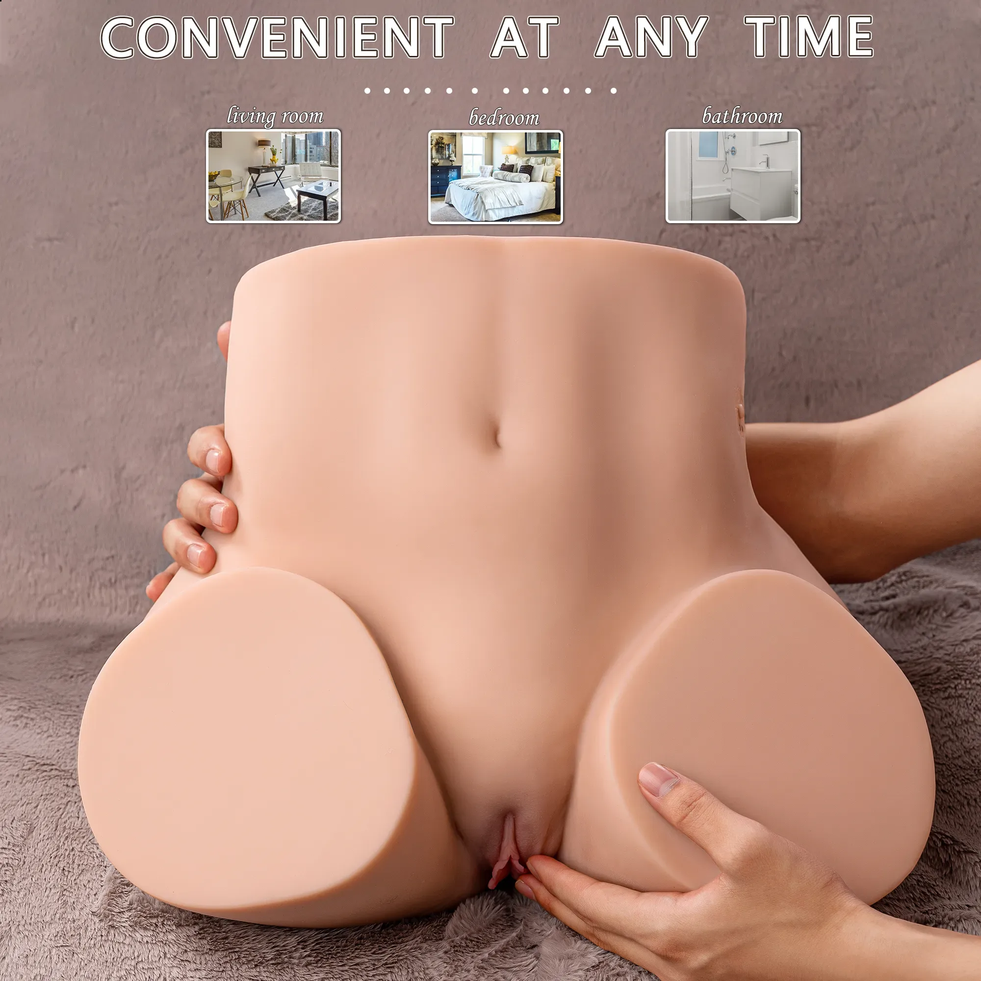 ETHEL AUTO - 25.6 LB MOVING ASS TORSO SEX DOLL view 7