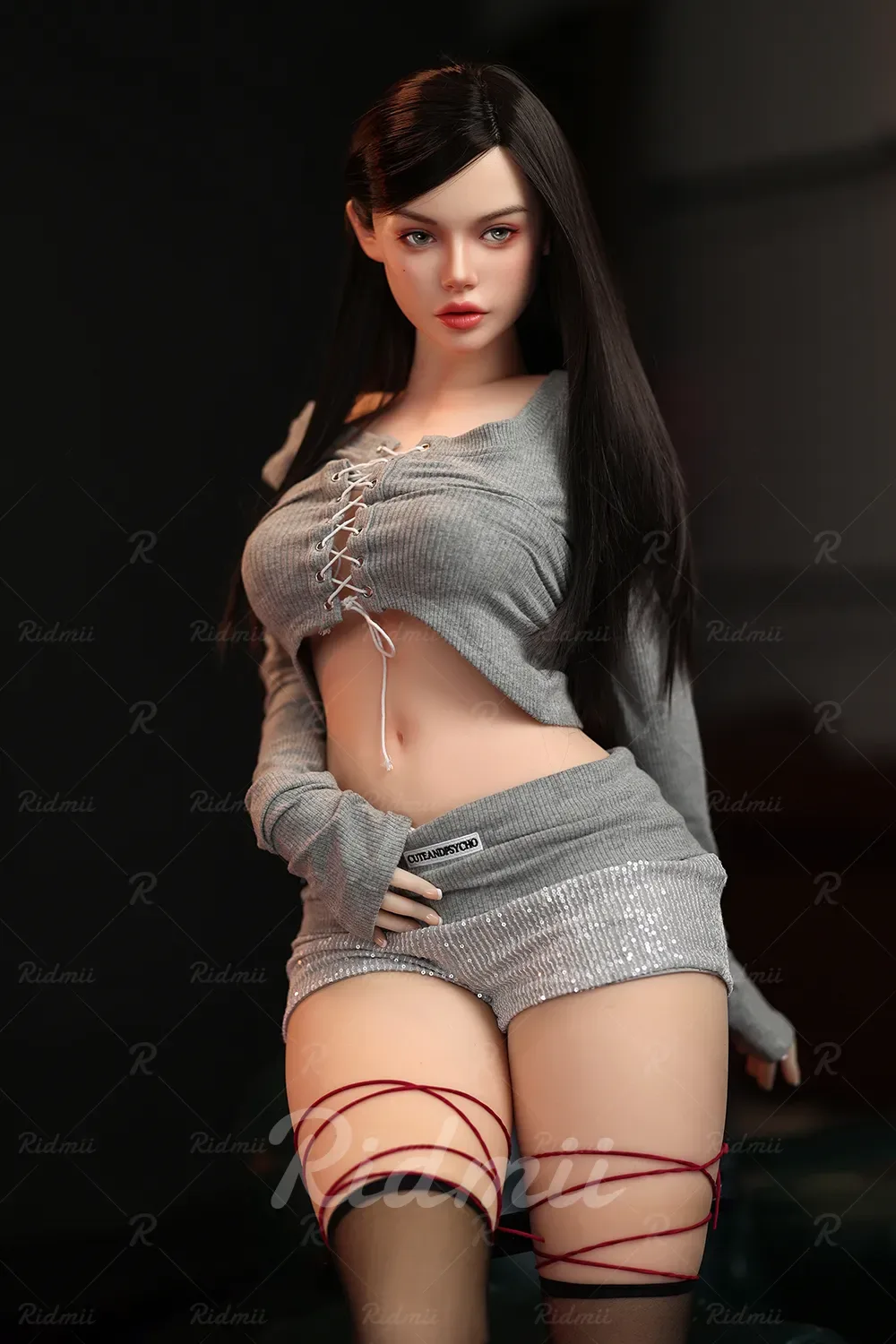 (US STOCK) 5FT4/164CM E CUP SILICONE HEAD MOVABLE JAW SEX DOLL - FIORA view 6