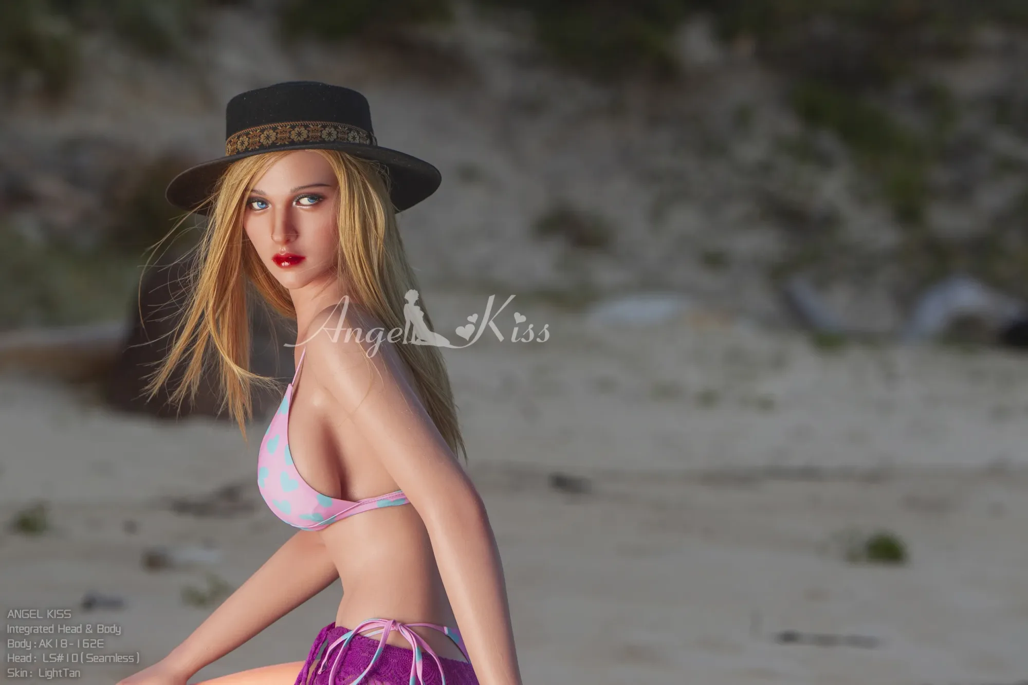 5FT3/162CM E CUP SILICONE SEAMLESS NECK SEX DOLL - JENNA view 5