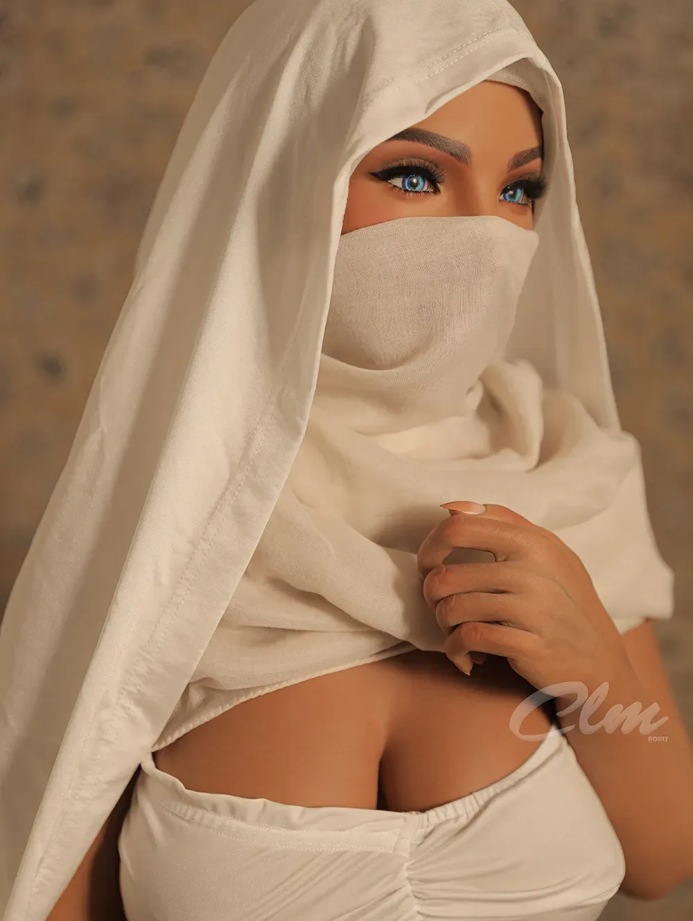 5FT2/159CM B CUP SILICONE MIDDLE EAST SEX DOLL - MOUNA view 6