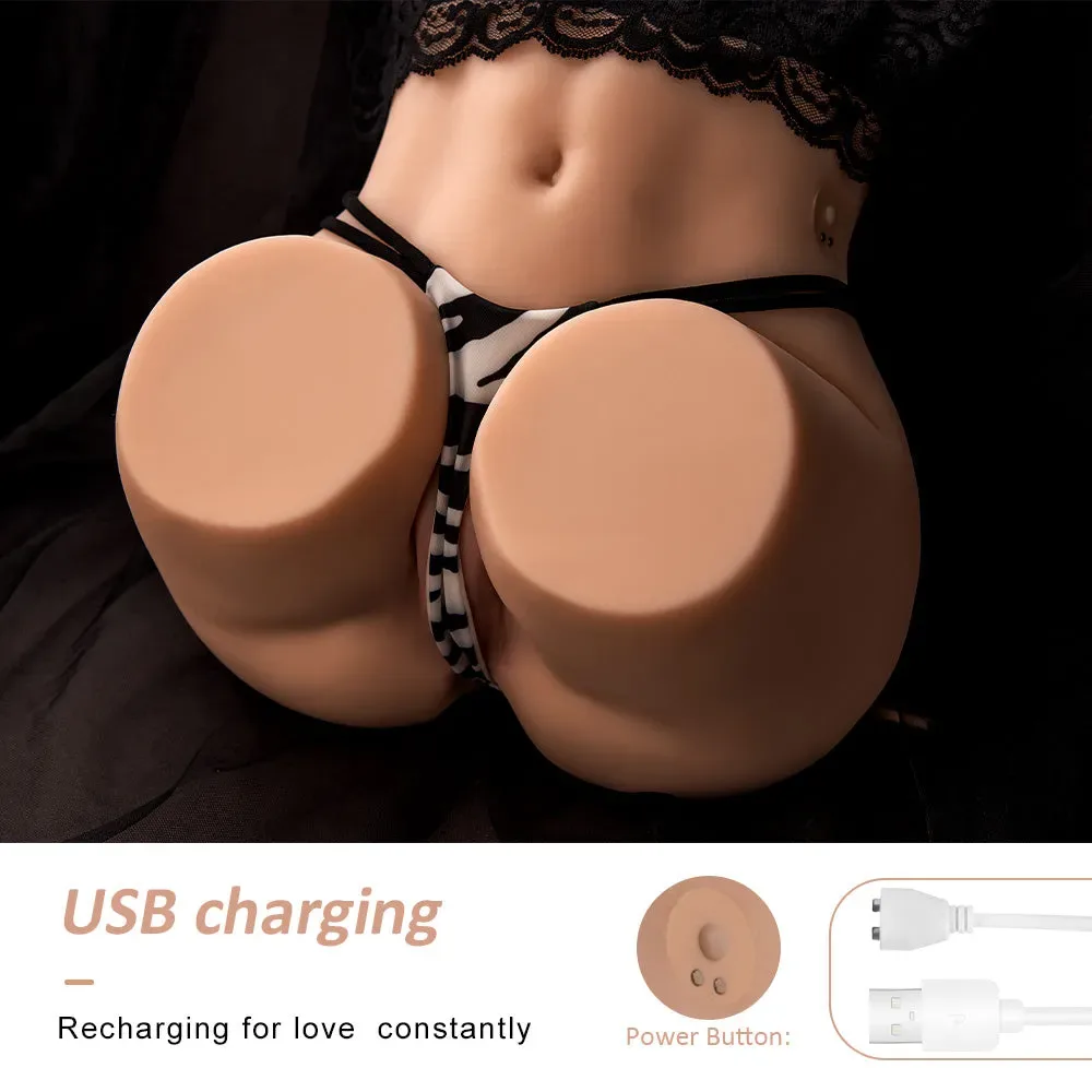 MINNION AUTO - 13.2LB MINI TPE SUCKING VIBRATING ASS SEX DOLL TORSO view 7