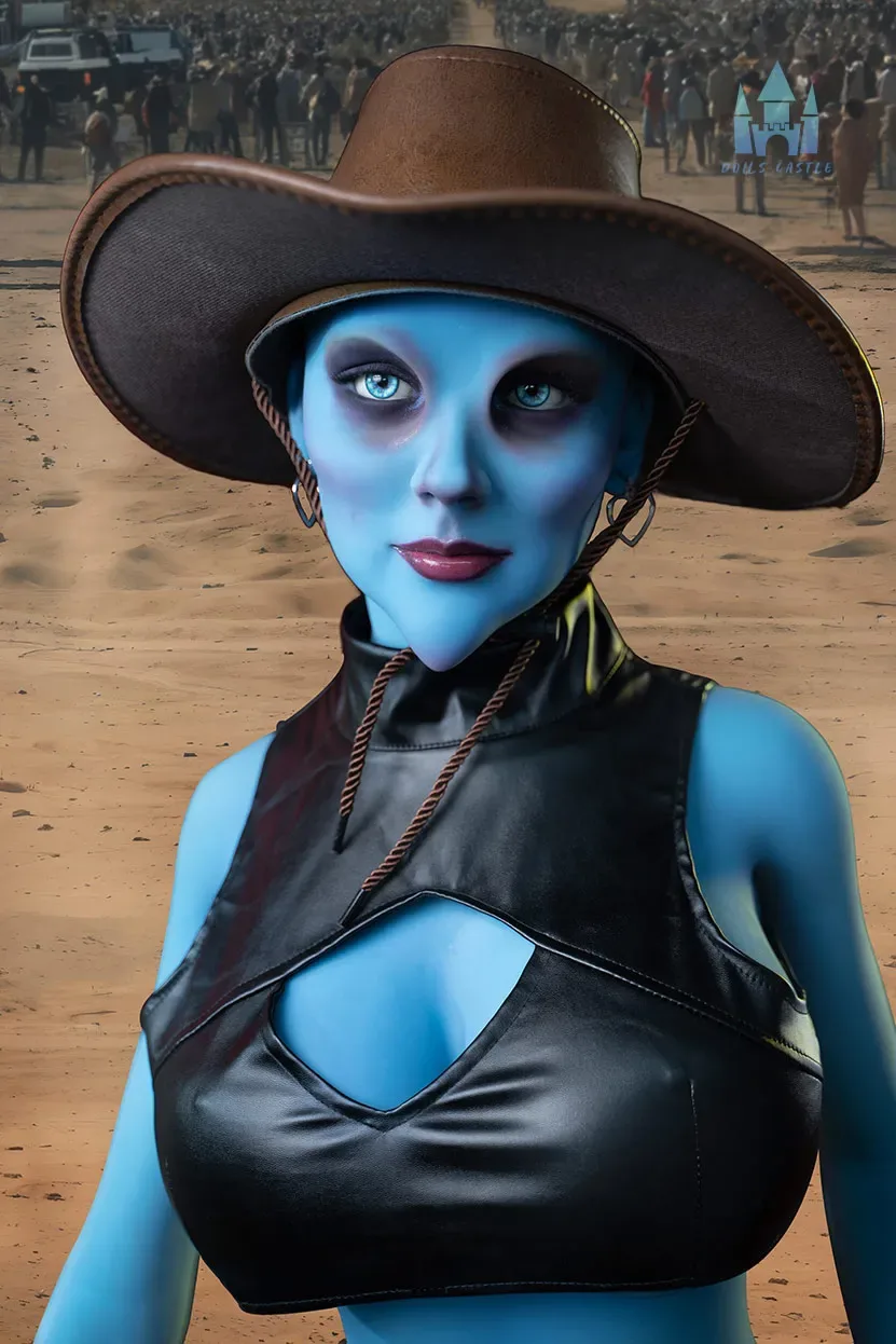 5FT6/170CM G CUP TPE COWGIRL ALIEN SEX DOLL - GRACIE view 5
