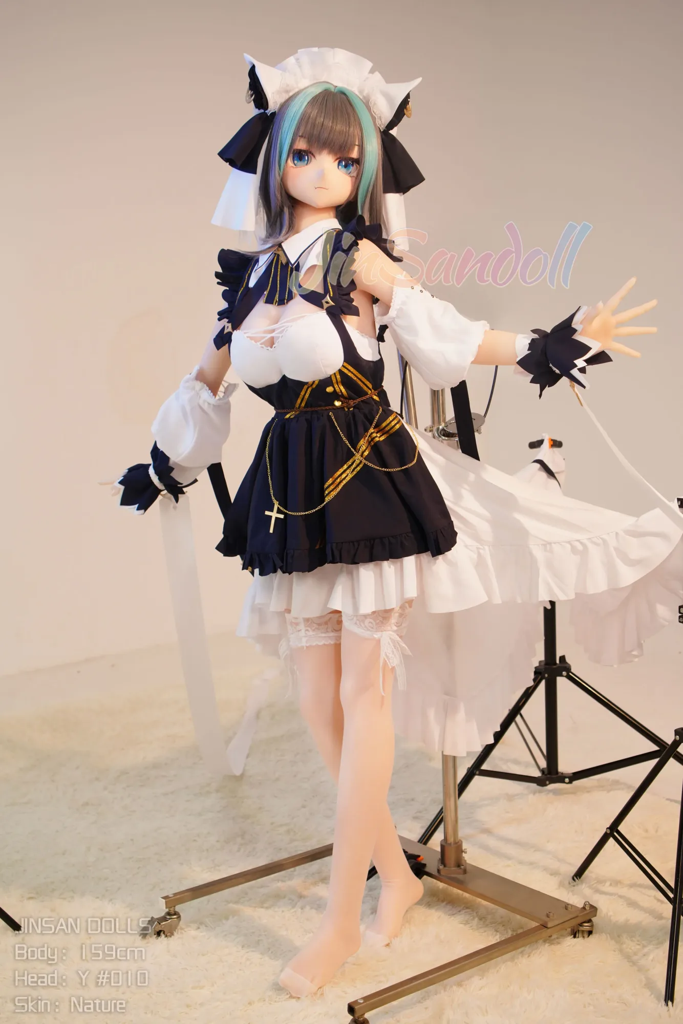 5FT3/159CM B CUP PVC HEAD ANIME TPE SEX DOLL - YUKIO view 2