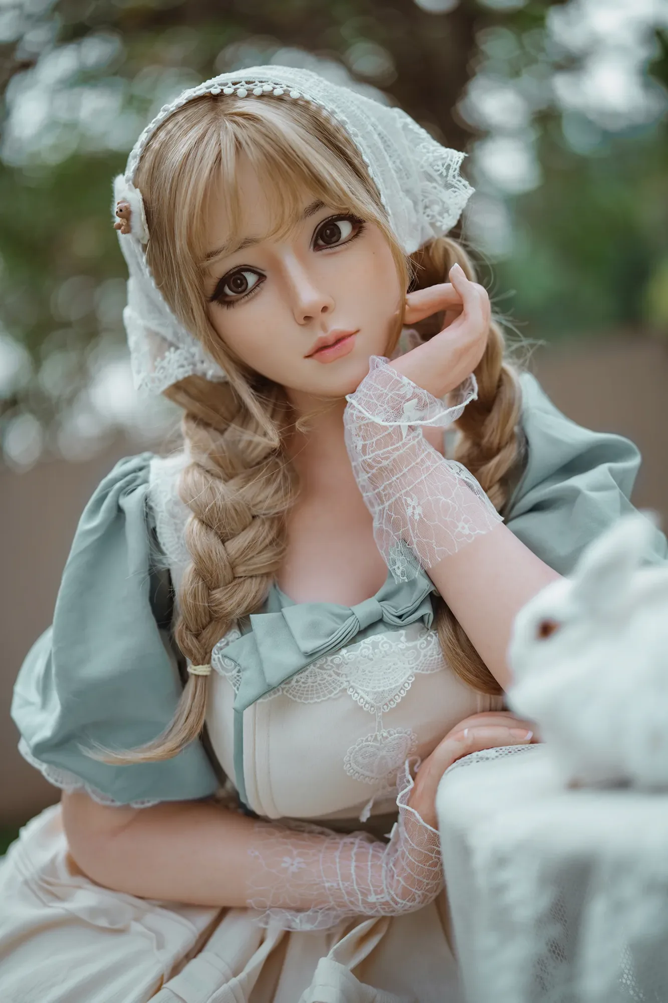5FT4/164CM F CUP SILICONE LOLITA SEX DOLL - ELVIRA
