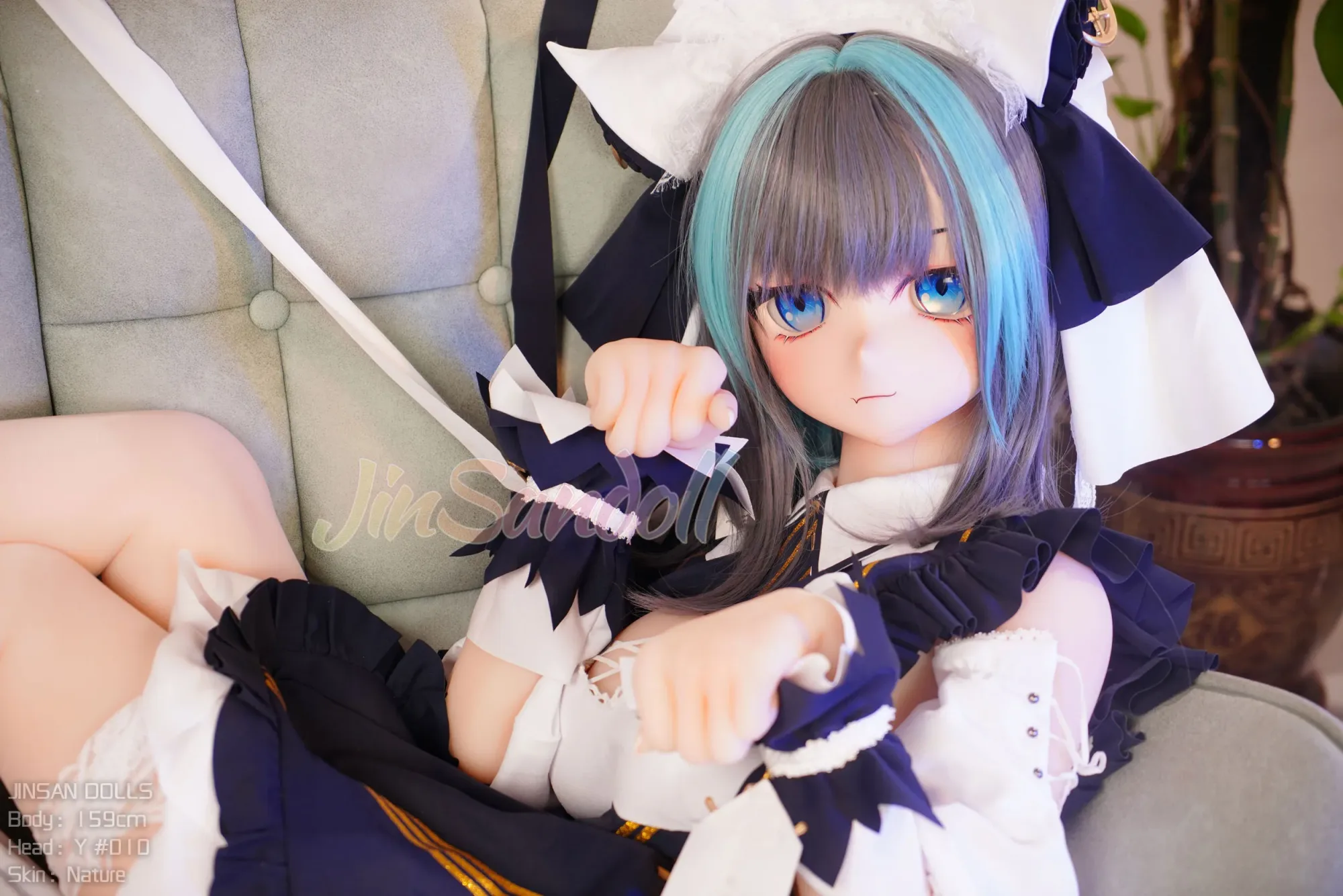 5FT3/159CM B CUP PVC HEAD ANIME TPE SEX DOLL - YUKIO view 3