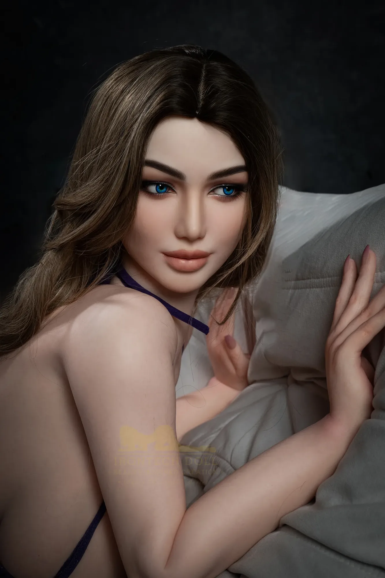 5FT24/160CM J CUP SILICONE BIG BOOBS SEX DOLL S13 - CARMEL view 5
