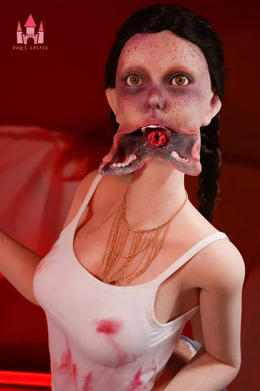 5FT2/158CM D CUP SILICONE ZOMBIE SEX DOLL - ELLA view 7