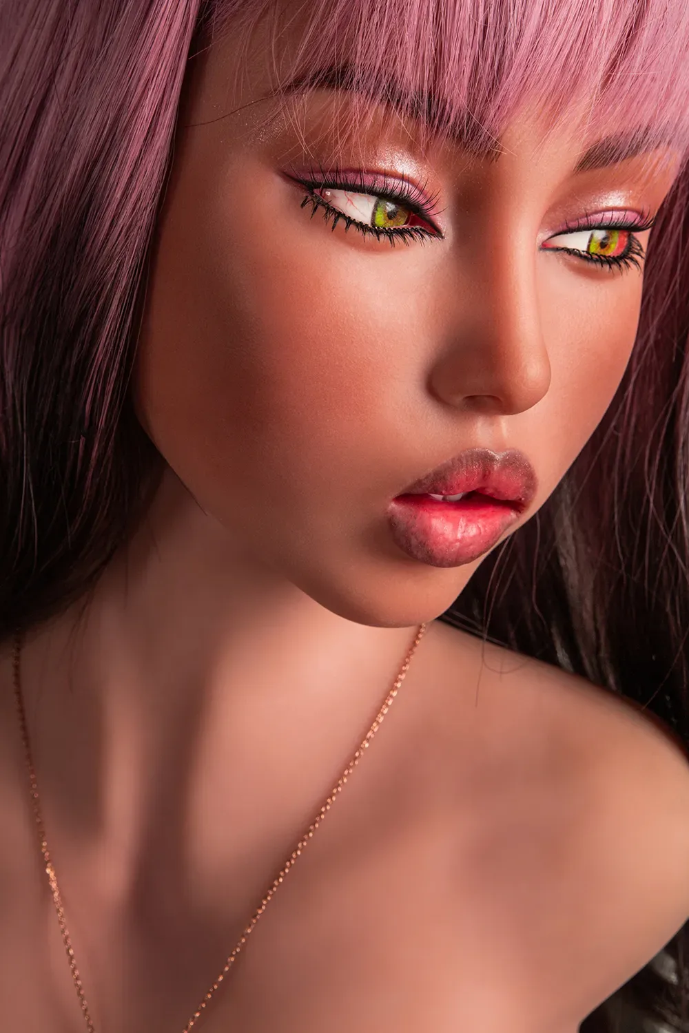 LILLIAN - 66.1LB SILICONE HEAD TANNED SKIN SEX DOLL TORSO view 8