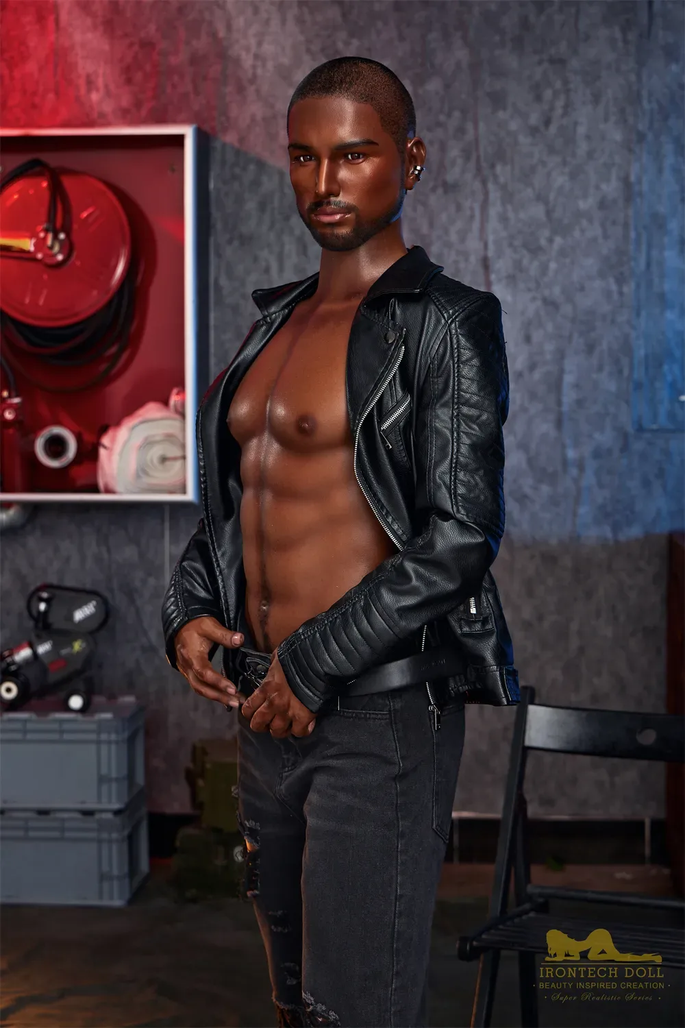 5FT6/170CM SILICONE MALE SEX DOLL M1 - KEVIN BLACK view 7