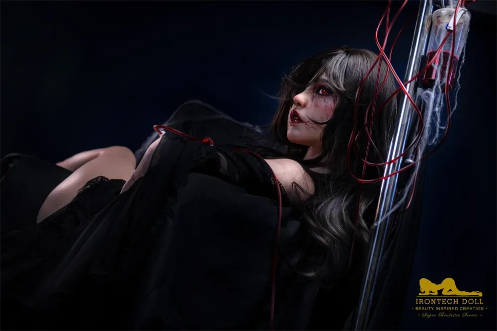 5FT47/167CM D CUP SILICONE VAMPIRE SEX DOLL S40 – SUKI view 7