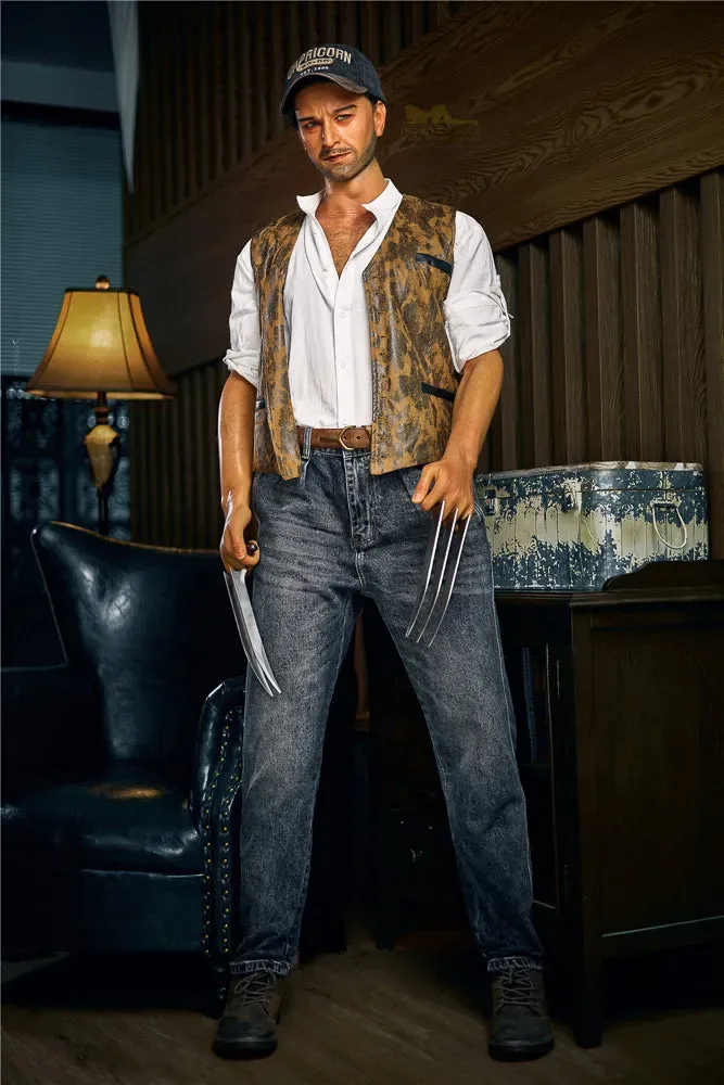 5FT8/176CM SILICONE MALE SEX DOLL M2 - CHRIS view 5
