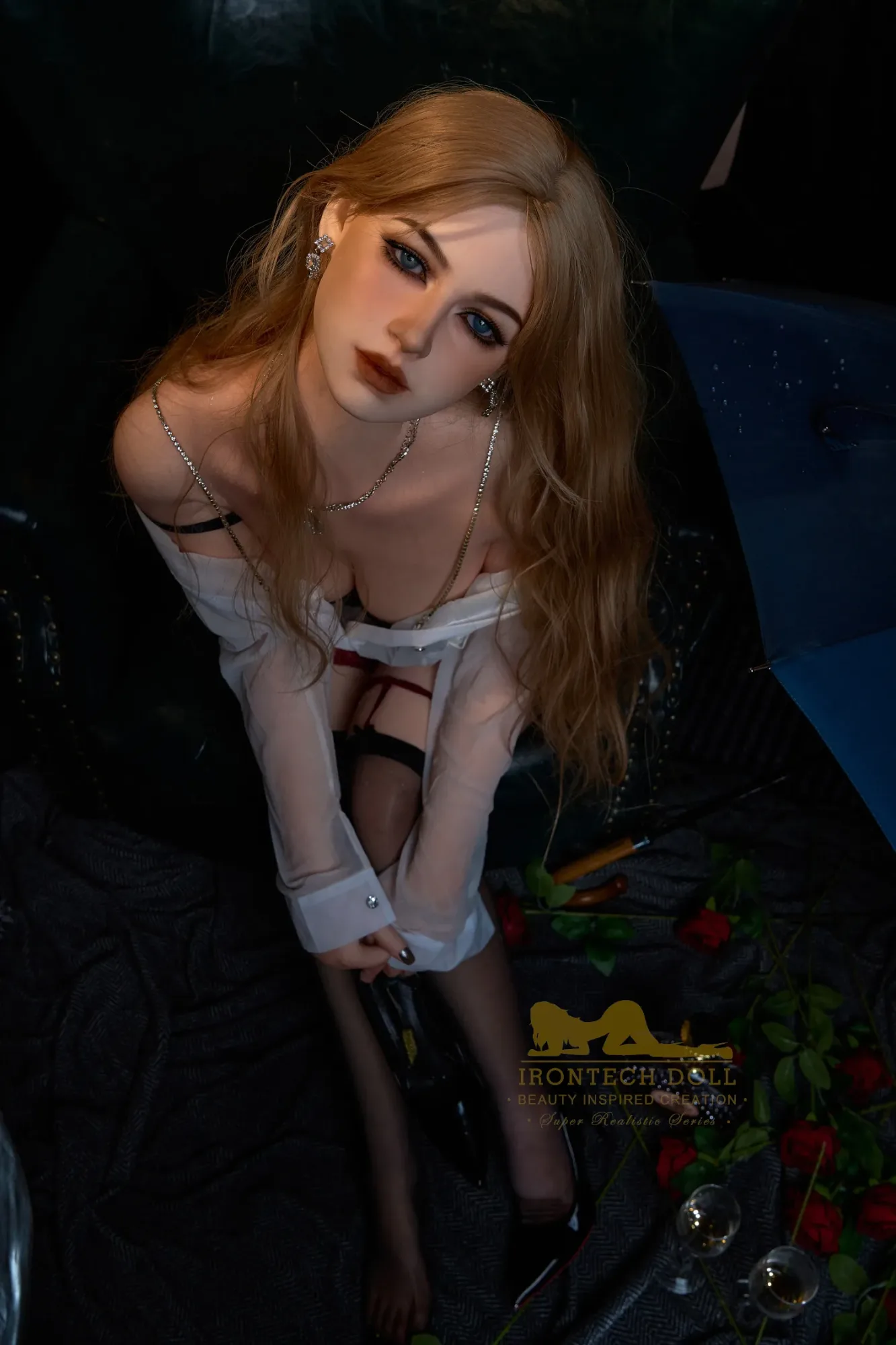 5FT4/164CM F CUP BLONDE SILICONE SEX DOLL S38 – MICHELLE view 6