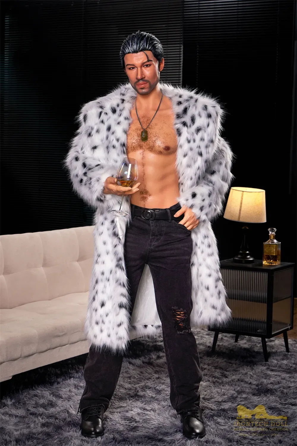 5FT6/170CM SILICONE MALE TYCOON SEX DOLL M7 - KEN TANNED view 3