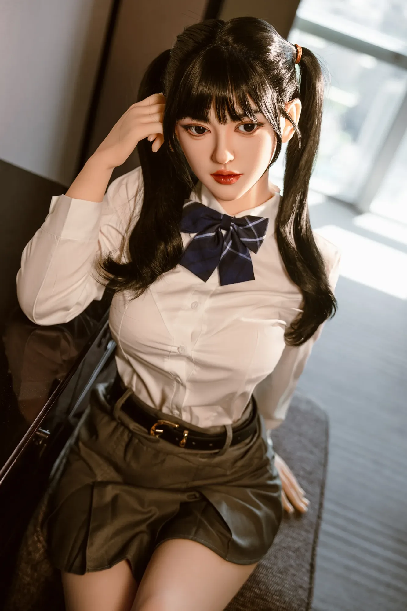 5FT2/160CM D CUP SILICONE HEAD YOUNG SEX DOLL - JOLIE view 7