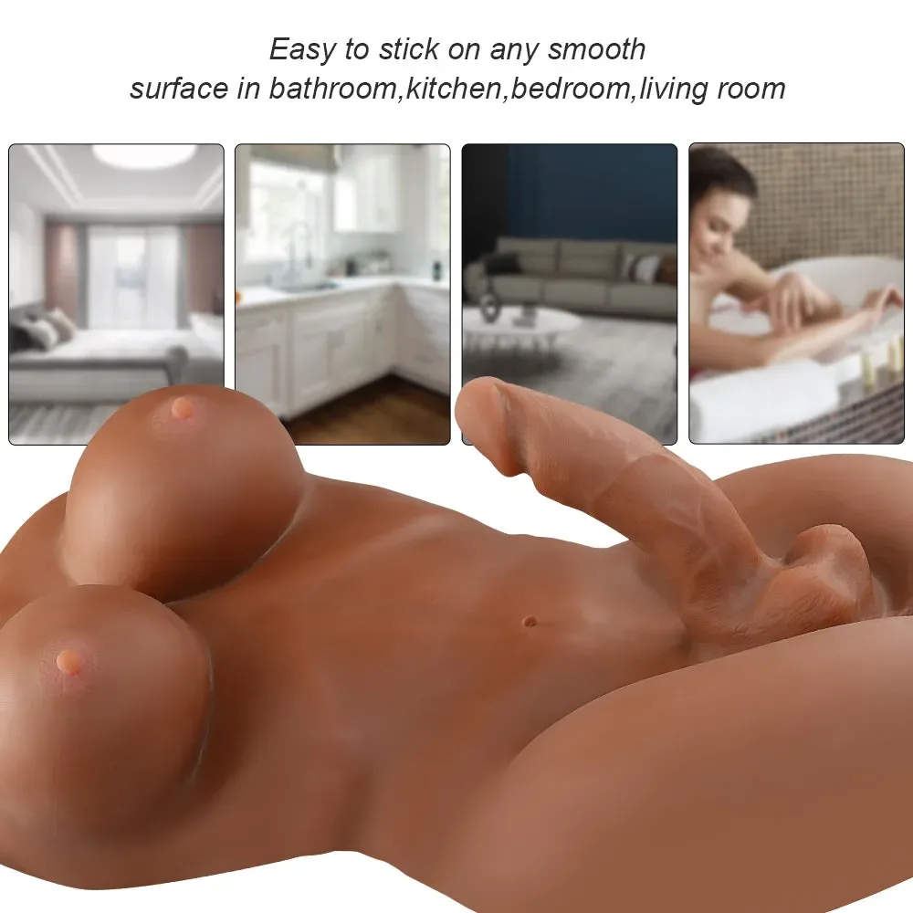 NALA - 16 LB SHEMALE SEX DOLL TORSO WITH 17CM PENIS view 6
