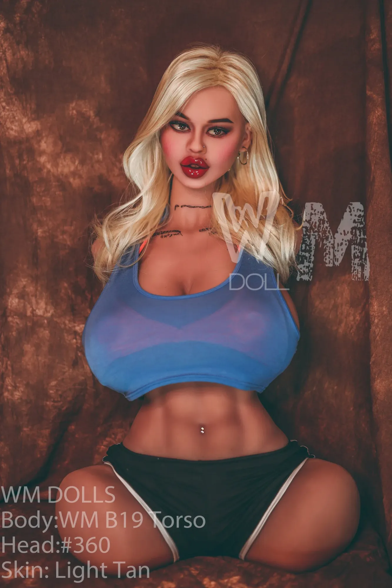 MAYA - 75LB TPE FUCKABLE NIPPLE ATHLETIC SEX DOLL TORSO
