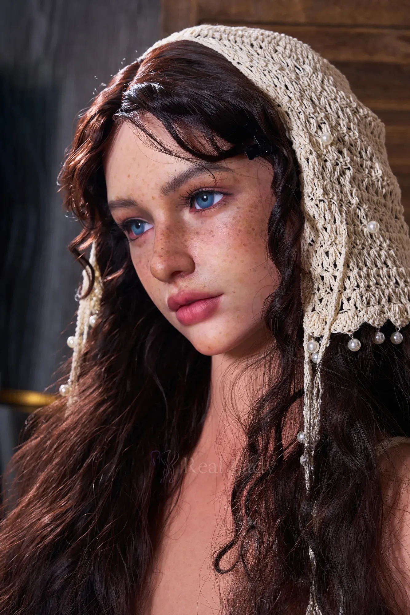 5FT2/159CM G CUP SILICONE OIL ART FRECKLES SEX DOLL ROS MAX R8 - LENA view 4