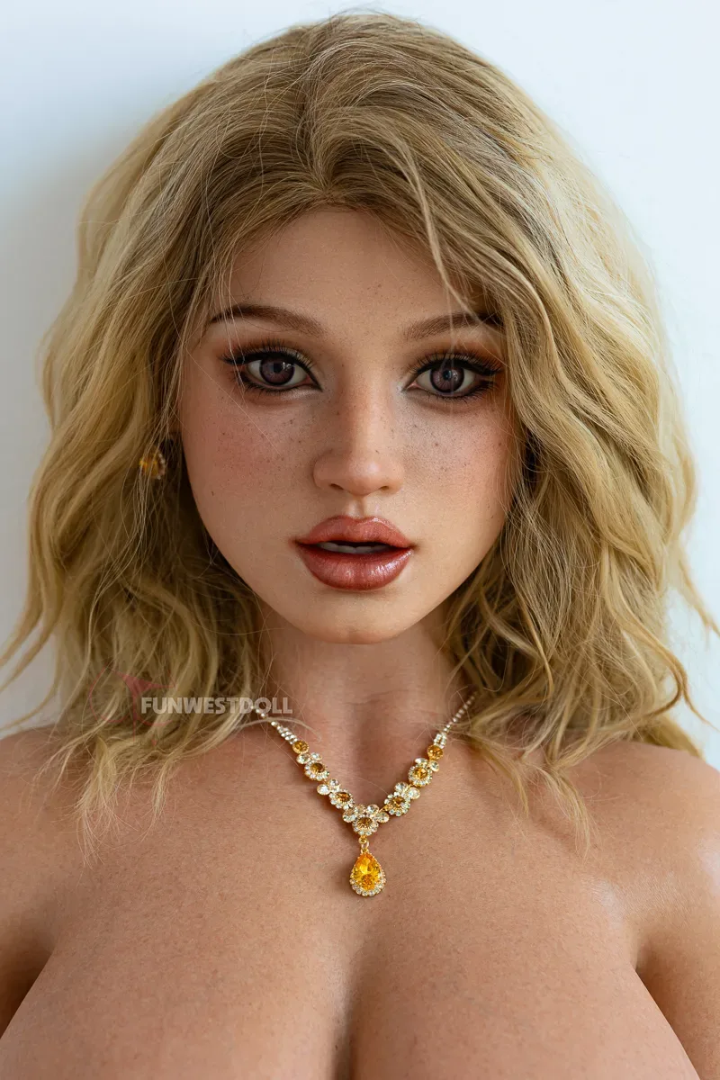 5FT2/157CM G CUP SILICONE BLONDE CHRISTMAS SEX DOLL (REAL SKIN TEXTURE) - LYRA view 4