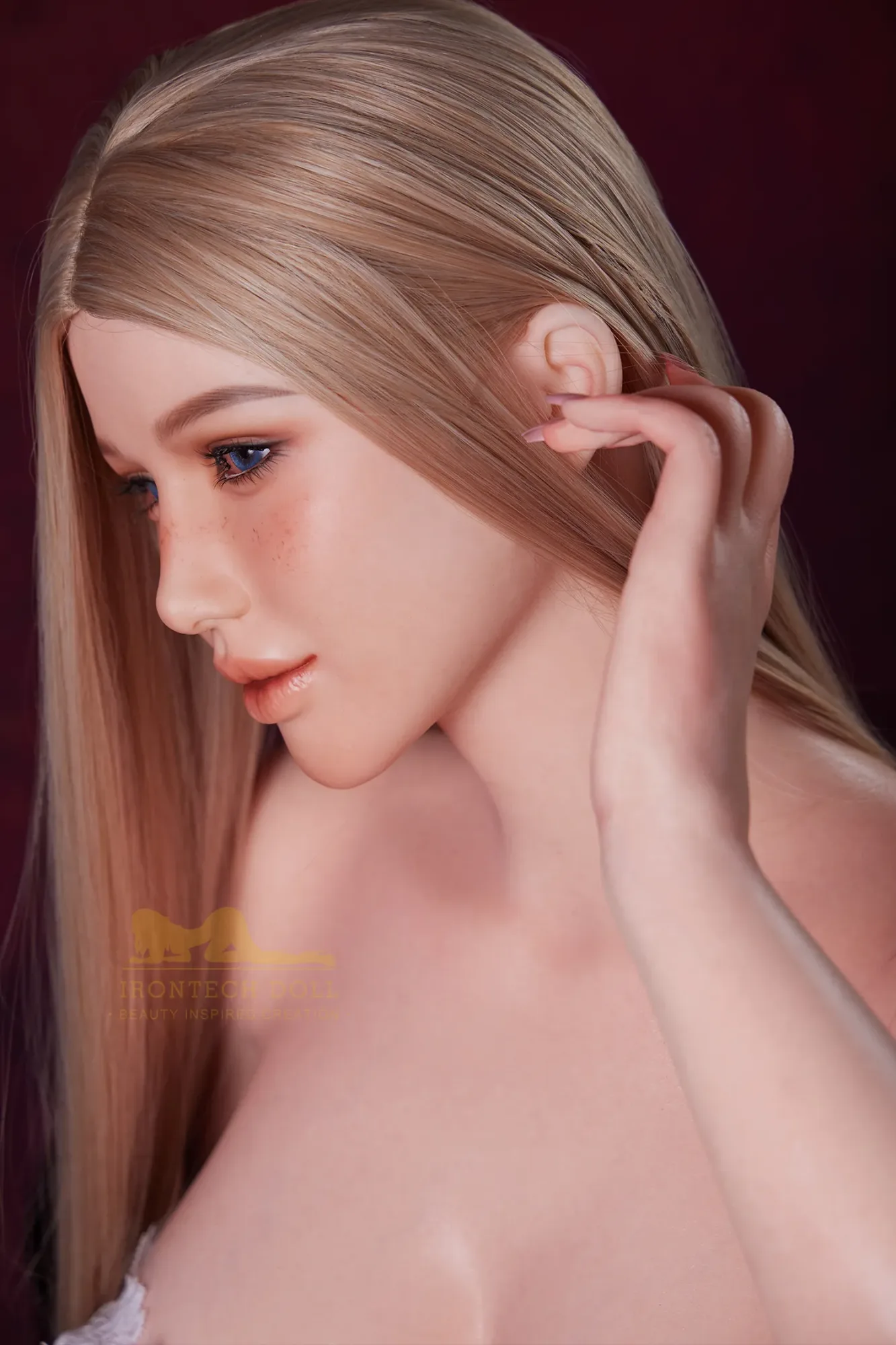 5FT4/164CM D CUP SEAMLESS NECK BLONDE SEX DOLL S13 – CELINE view 6