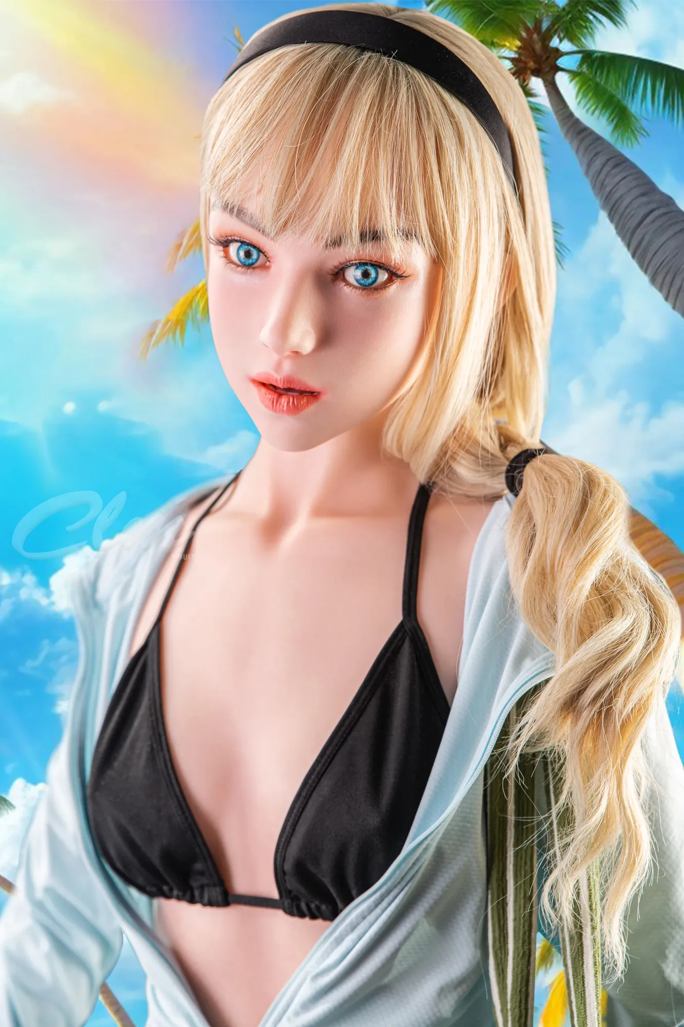 5FT15/157CM C CUP SILICONE FATE SEX DOLL - GALI view 3