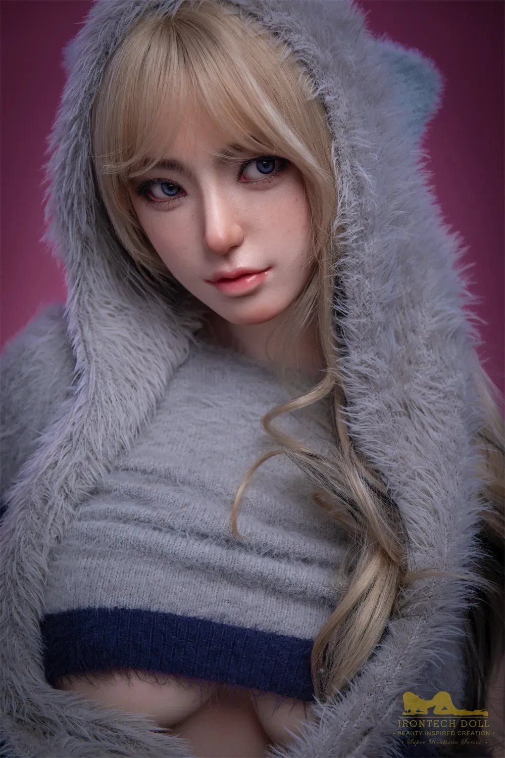 5FT38/164CM C CUP SILICONE FURRY SEX DOLL S14 – MIKU view 2