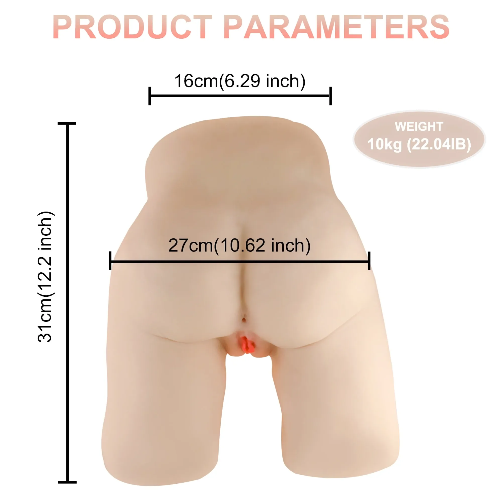 YUMMY - 22LB TORSO HIPS SEX DOLL view 8
