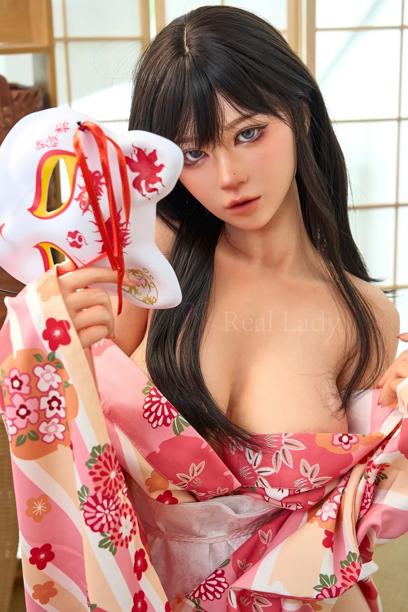 4FT9/150CM E CUP SILICONE ROS KAGURA SILKY CREAM SEX DOLL T6 - DIVINE MAIDEN