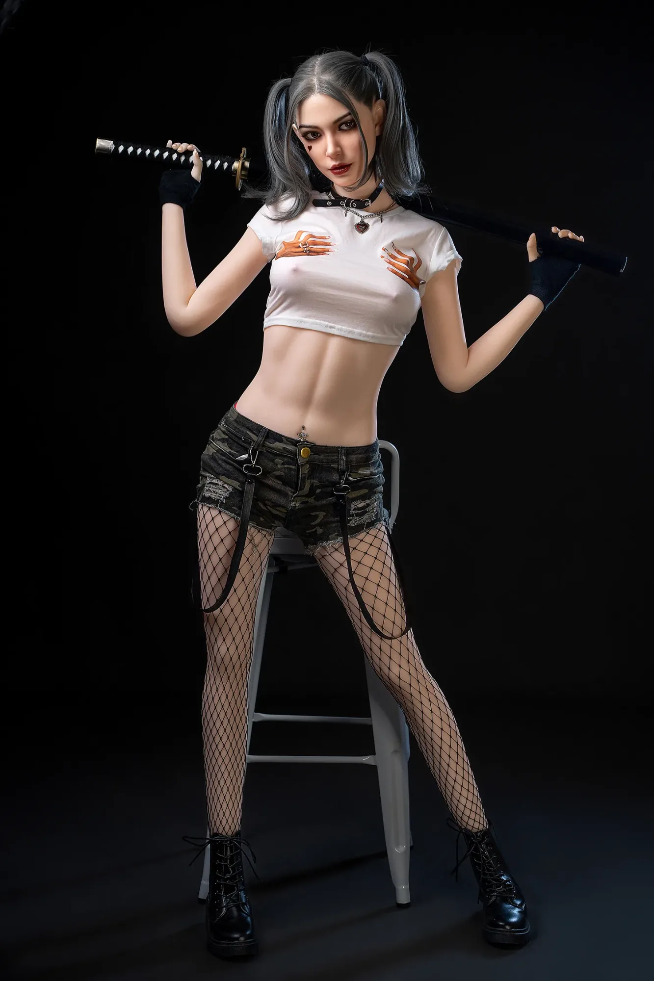 5FT7/173CM C CUP SILICONE HEAD&TPE BODY HARLEY SEX DOLL M7 - HARLEY view 3