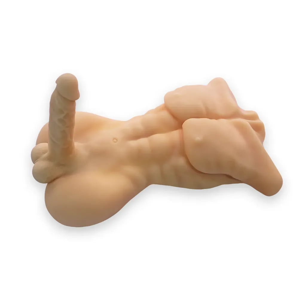 CHRIS - 15.4LB MALE TORSO SEX DOLL WITH 7.1" DILDO view 6