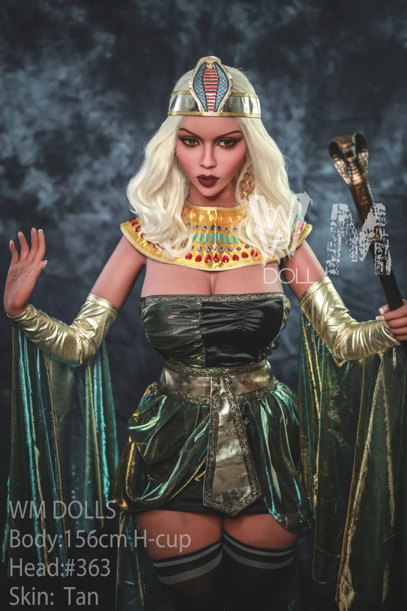 5FT1/156CM H CUP TPE SEX DOLL - CLEOPATRA view 3