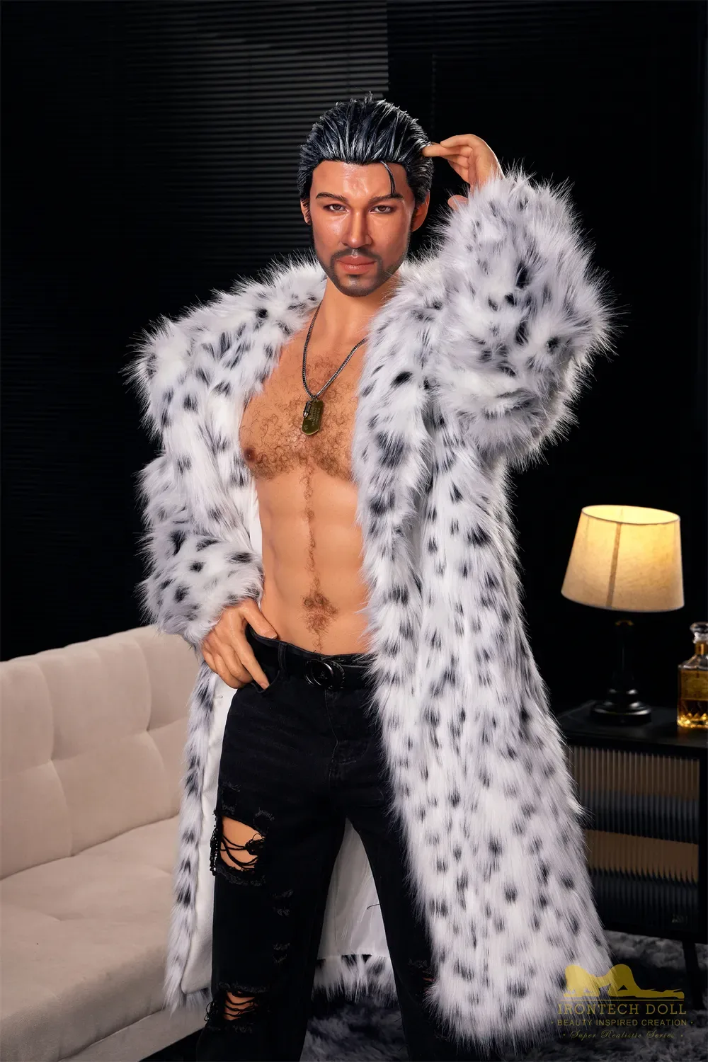 5FT6/170CM SILICONE MALE TYCOON SEX DOLL M7 - KEN TANNED view 7
