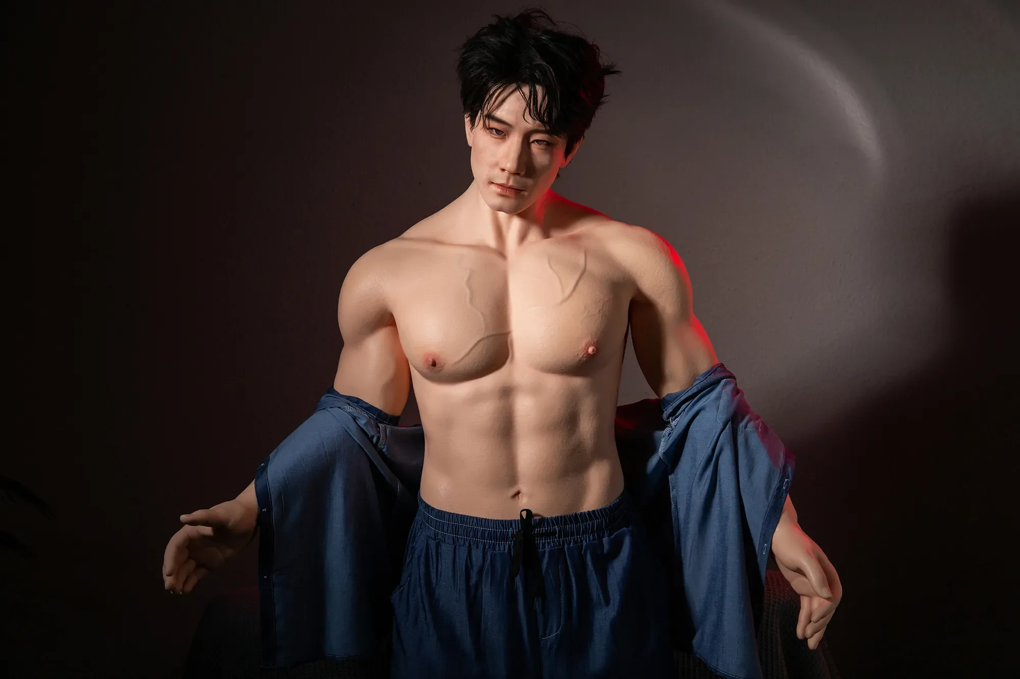 5FT7/175CM SILICONE ASIAN MALE SEX DOLL - QIAO YU view 4