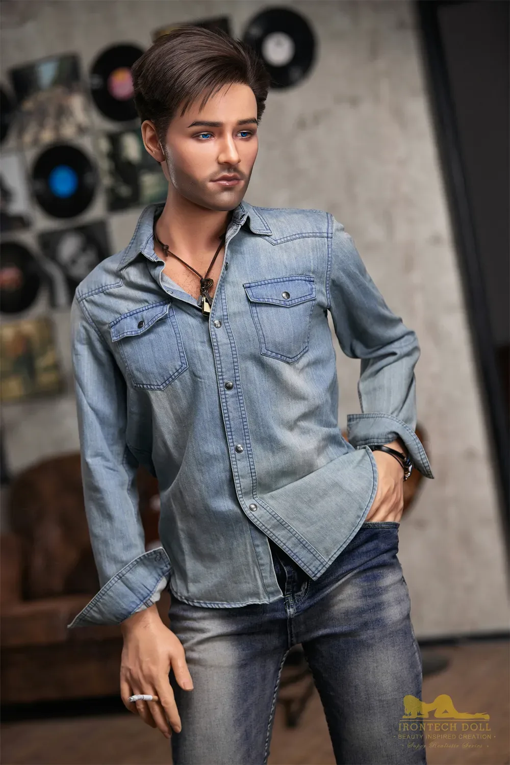 5FT6/170CM SILICONE MALE SEX DOLL M4 - JUSTIN TANNED view 8