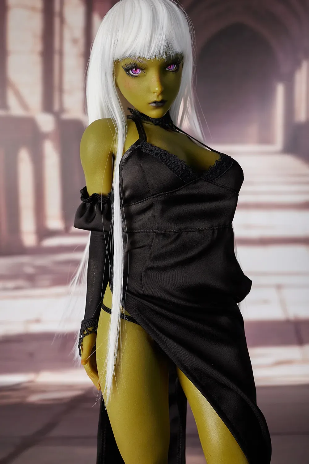 SI60 L MOMOKO - SILICONE MINI GOBLIN QUEEN SEX DOLL