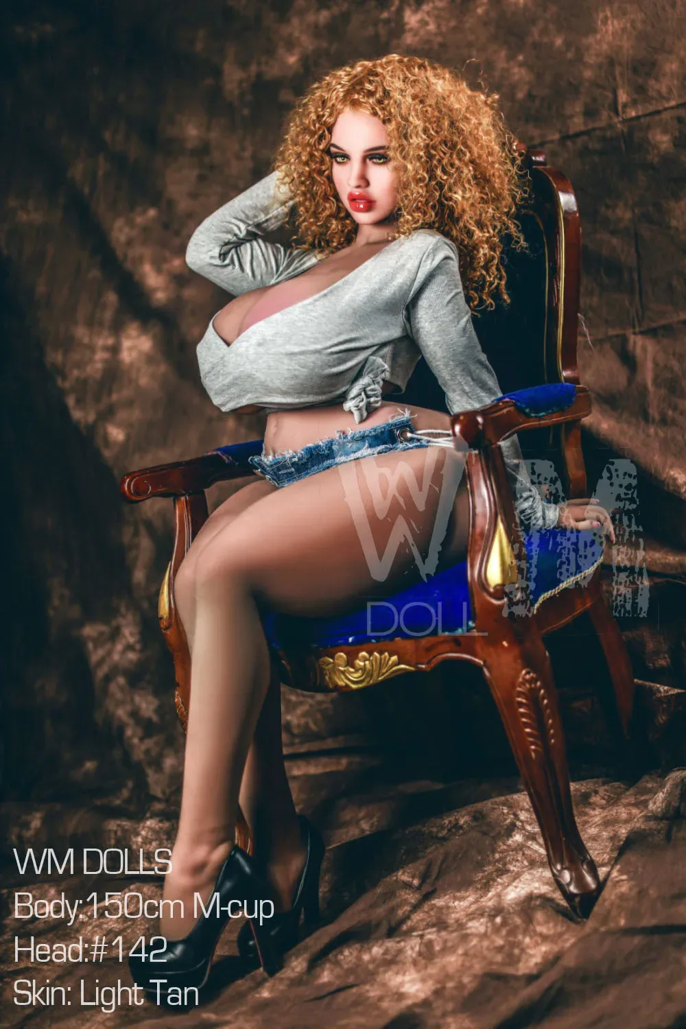 4FT9/150CM M CUP TPE SEX DOLL – CHARLOTTE view 8