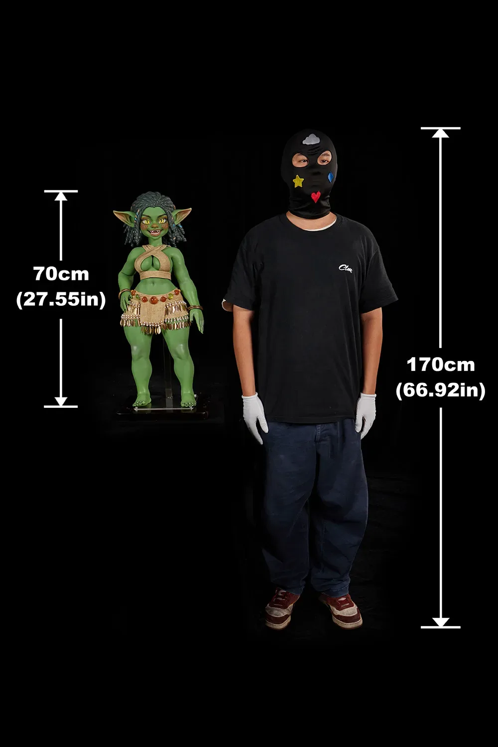 SI70 KAELA GREEN - SILICONE A CUP ANIME GOBLIN GIRL MINI SEX DOLL view 2