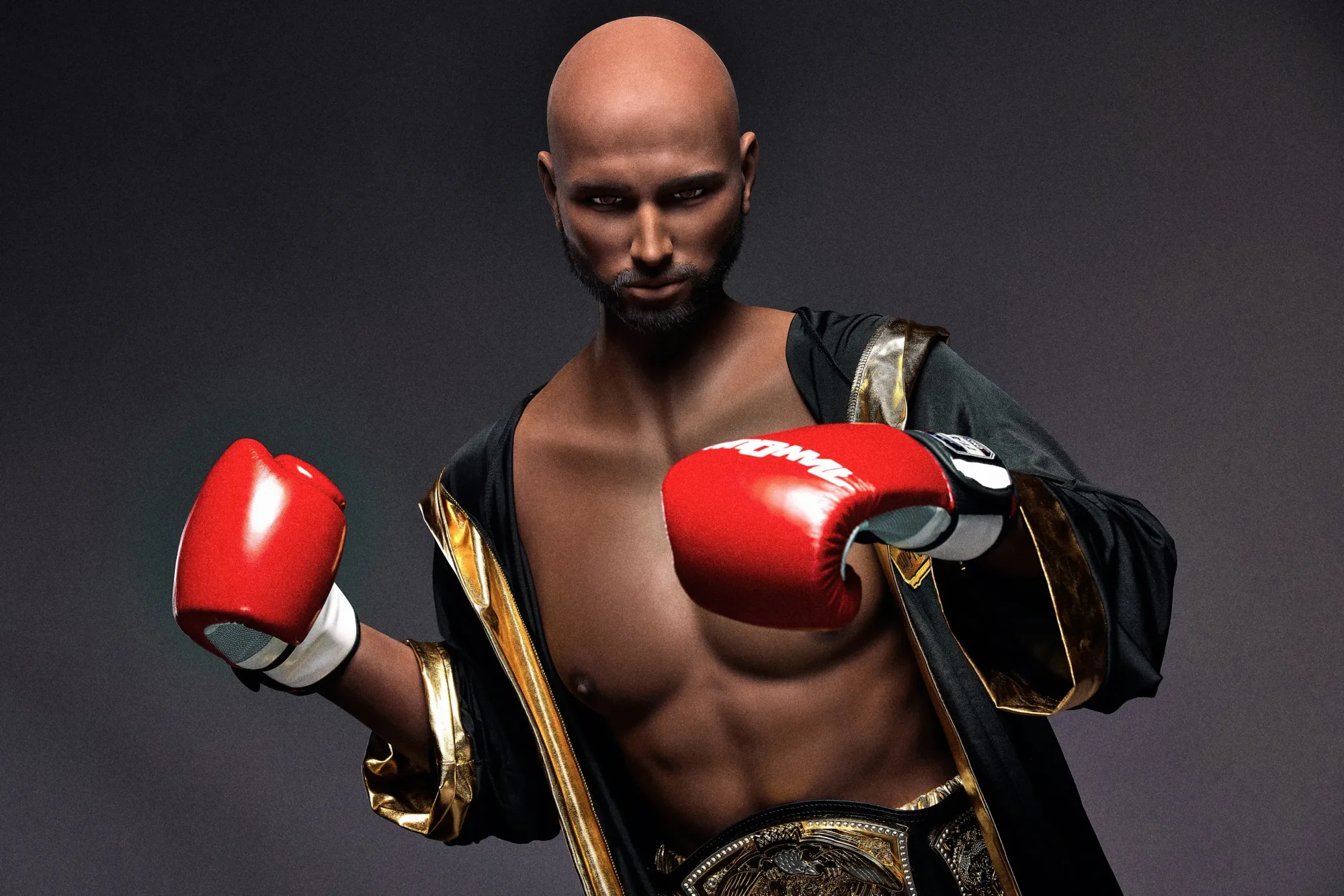 5FT7/175CM TPE MALE BOXING SEX DOLL - KELVIN view 6