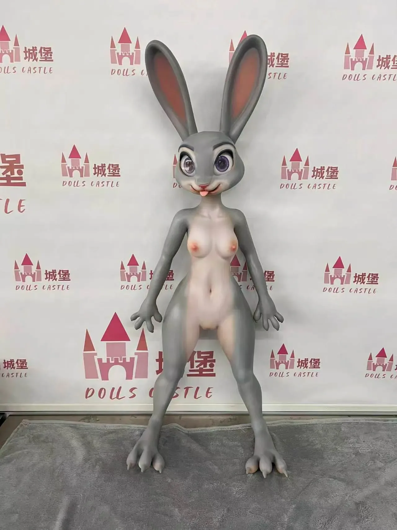 SILICONE C CUP SEAMLESS NECK JUDY SEX DOLL - RABBITIE view 3