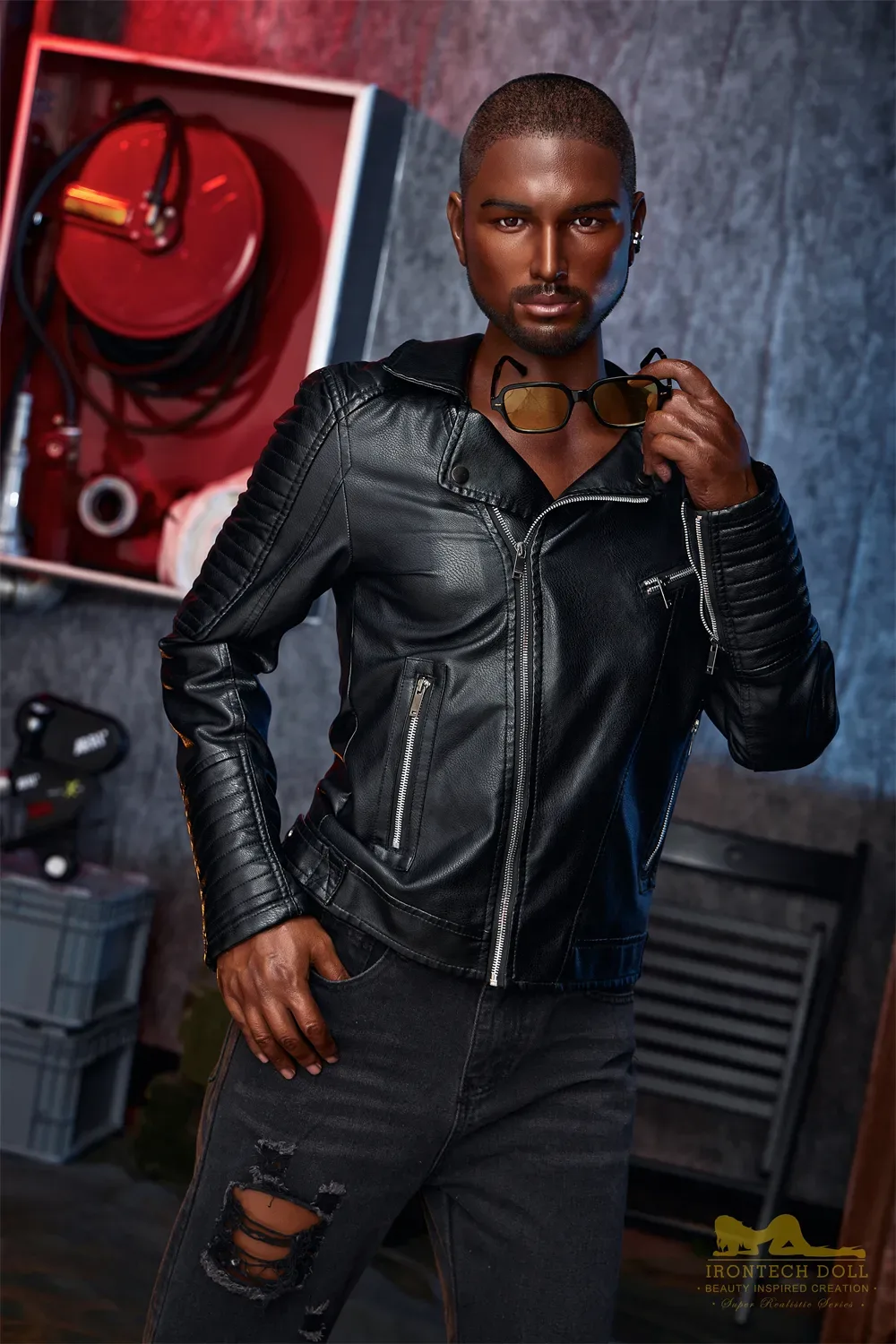5FT6/170CM SILICONE MALE SEX DOLL M1 - KEVIN BLACK view 4