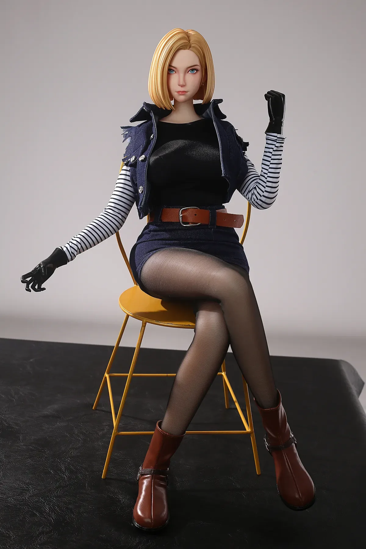 ANDROID 18 SEX DOLL - SILICONE ANIME SMALL SEX DOLL view 7